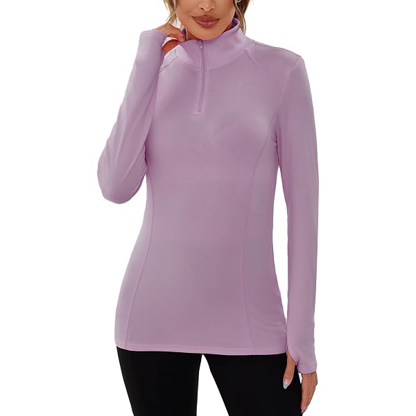 QIXING UV-Schutzshirt Herren – UPF 50+ Langarm Mit 1/4-Reißverschluss – Atmungsaktiv & Schnell Trocknend Für Outdoor & Sport