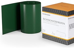 Winter & Bani Blumfeldt Cubre Vallas para Jardin y Balcon, Malla Privacidad Impermeables para Rejas, Cubierta de Pantalla PVC para Terraza y Patio, Biombo Cubre Valla con Tiras para Mayor Intimidad