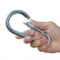 SENENQU 2 Moschettoni M12 In Acciaio Inox, 12 X 140 Mm, Grande (q5W