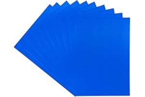 Crafter's Companion A4 Coloured Single Sided Royal Blue – 300GSM (10 Sheet Pack) -Perfect for Arts and Crafts, Printing, Card Bases & Folding-Centura Pearl, cardstock