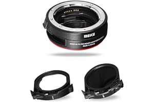 Meike MK-EFTR-C - Filtro Drop-in per Canon EF a EOSR con filtro ND variabile e filtro UV per fotocamere EOS R R5 R6 RP R5C C70