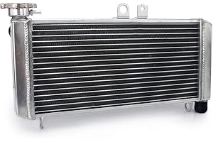 T | TARAZON TARAZON Aluminium Radiateur de refroidissement moteur pour Honda CBF600S CBF 600 S/SA ABS 2004 2005 2006 2007 OEM 19020-MER-D00