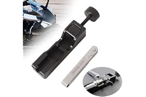 Oldbones Outil d'écart de bougie d'allumage avec jauge d'épaisseur - Outil universel pour bougie d'allumage compatible avec la plupart des bougies d'allumage de 10 mm, 12 mm, 14 mm, 16 mm (noir)