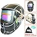 Produktbild Leopard LEO-WH86 Solarbetriebene + Automatische Verdunkelung + Schleiffunktion + 9-13 Schatten Schweißhelm Maske mit 5 Kostenlosen Ersatzlinsen (Krypta)