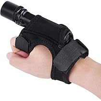 Hominas Tauchlampe Handschuh - Handfreie Taschenlampen Halter Für Tauchen