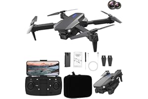 SUNNYMI LIFE Drone with Dual 1080P HD Camera, Foldable Aerial RC Quadcopter with Altitude Hold, Headless Mode, Trajectory Flight, App Control, Speed Adjustment Gifts for Boys Girls Cheap Items #4