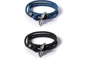 FINEASY 2Pcs Pulseras para Parejas Ajustable