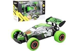 Silverlit Buggy Dust Storm Auto Zdalnie Sterowane, Czarny/Zielony, Skala 1:18