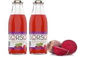 SORSO Beetroot Gazpacho | Fresh Chilled Spanish Soup | Vegan, Gluten-Free, 100% Natural | Ready to Drink or Heat | Premium Tomato Recipe | UK Made