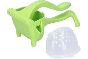 Aladeno Manuale Juicer Lemon Squeezer 8.7x3.9x4.3in Abs Schezer Manuale facile da pulire Limone lime Squeezer Squeezer per l'uva arancione arancione (verde)