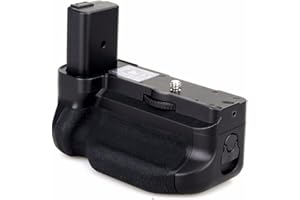 Meike Pionowy uchwyt baterii do fotografowania MK-A6300 zewnętrzny uchwyt na zasilacz do aparatu Sony Alpha A6300 A6000, działa z baterią NP-FW50 do wymiany Sony A6300 A6400 A6000