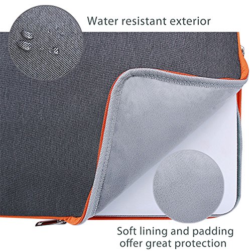 ProCase 12-12,9 Inch Schutztasche für Pro 4 3, Apple iPad Pro, Ultrabook Laptop Tablet Tragetasche Handtasche für Macbook 12 „, 11“ MacBook Air, Chromebook Pixel (Dukelgrau) - 3