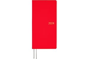 ほぼ日 Hobonichi Techo Weeks [angielski/wysoki i smukły rozmiar/początek stycznia 2024] kolory: słodkie jabłko