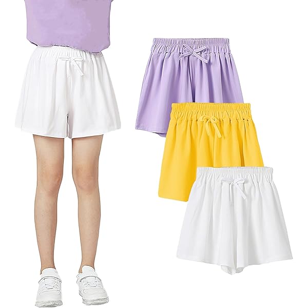 Pacco Da 3 Pantaloncini In Cotone Per Bambine | Estate, Sport E Casual | Età 3-11 Anni - Foto 8