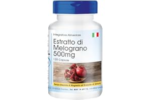 Fair & Pure® - Estratto di melograno 500mg - 40% di acido ellagico - Vegan - 120 Capsule