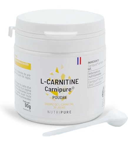 l carnitine poudre L-Carnitine Pure 400 g, poudre pure sans additifs, 133 portions 3000 mg de  poudre de carnitine, 100% tartrate de L-carnitine, testé en laboratoire, main image 1