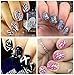 Ejiubas Modern & Geometry Style Stamping Plate Nail Art Image Plate Nail Stamp Collection - Pack of 2 Pcs