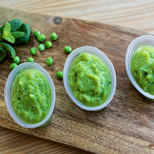 Babypotz – 20 Stück , 90ml, ohne BPA , Mehrwegtransportbehälter für Babynahrung , Tiefkühl fit - 3