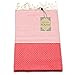 Produktbild ANNA ANIQ Fouta Hamamtuch Saunatuch XXL Extra Groß 197 x 100cm - 100% Baumwolle aus Tunesien als Strandtuch, Badetuch, Pestemal, Strand-Handtuch (Koralle)