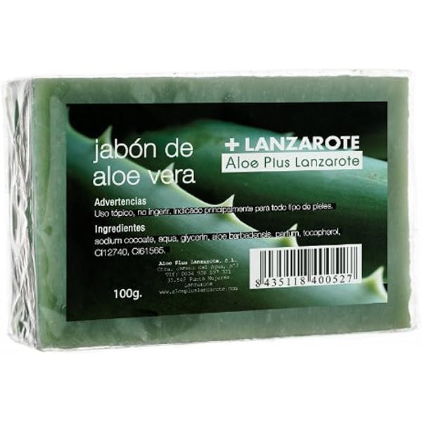 Aloe Plus Lanzarote Handgemachte Seife Mit Salz & Algen – Für Die Gesichtspflege