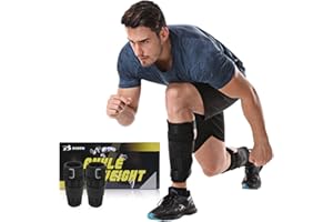 DOBEN Pesas para Muñecas y Tobillos (1kg 2kg 3kg), Varilla de Acero Ajustable