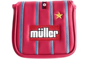 Caddy Club Golf Mallet Putter Covers – Golf Gift - Classic Football Club Designs – Premium Stitching, Durable Lining