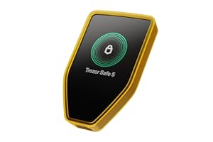 Trezor Funda de silicona para parachoques Safe 5 - Funda protectora que absorbe los golpes (naranja transparente)