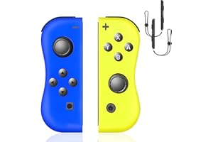 Newfun Switch Controller Compatible for Switch/Lite/OLED, 2Set Replacement for Wireless Switch Controller with Motion Control,6 Gyro Axis,Dual Vibration,Wake Up Function