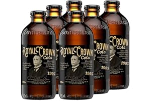 Royal Crown Cola Classic, mit echtem Rohrzucker (6 x 250ml) altes RC Cola Rezept von 1905
