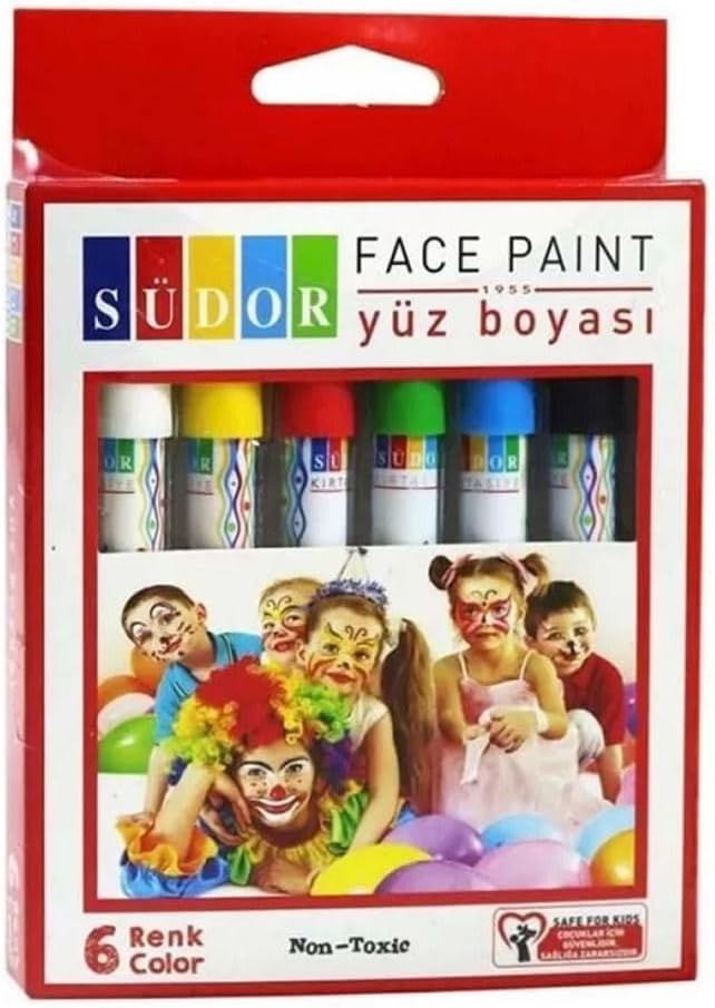 Südor Yüz Boyası 6’Lı Yb01 Çok Renkli