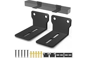 BAAQII Soporte de pared de montaje en barra de sonido para Sony, LG, Panasonic, JBL, soporte de pared para altavoz compatible con Samsung, Sharp, Denon, JVC, Yamaha, Canton, Bose