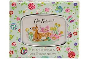 Cath Kidston Lip Balm 6g and Compact Mirror, Shea Butter and Hyaluronic Acid, Essential Oils of Coconut and Olive, Pocket and Travel Size, Vegan and Cruelty Friendly, Beauty Gift For Her