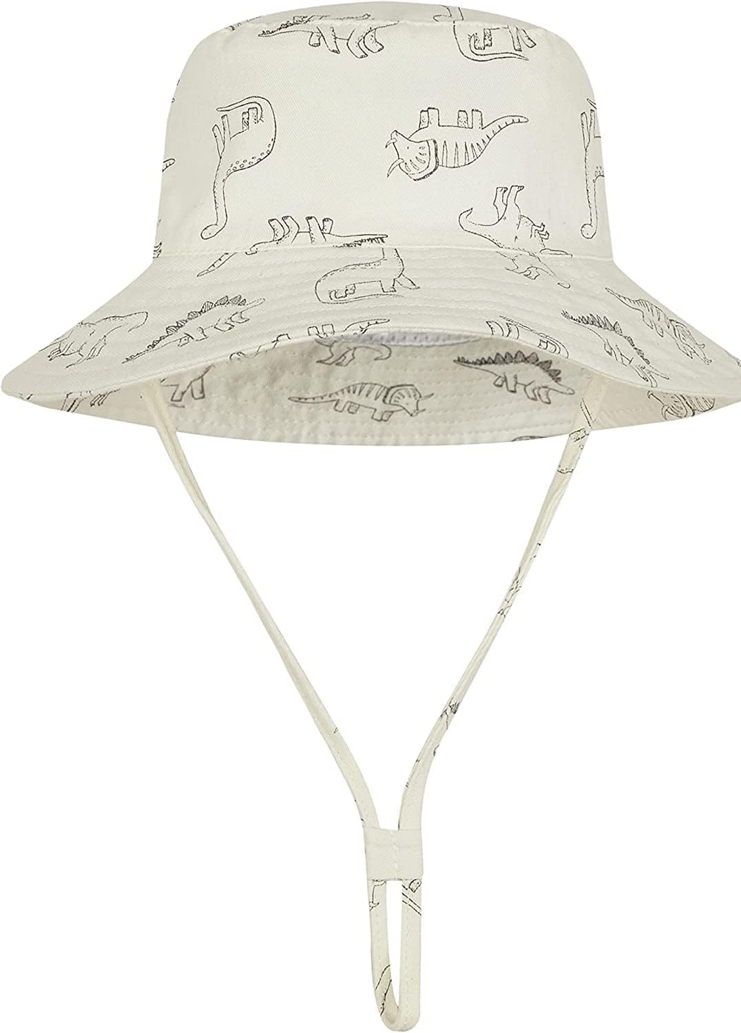 DRESHOW Unisexo Bebé Niña Niño Sombrero de Sol Verano Algodón Ajustable Pescador Gorra Protección de Sol Anti UV Para Exteriores/Natación/Playa/Piscina UPF 50+