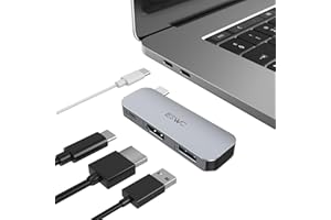 USB C Hub, JESWO USB C Adapter with HDM 4K, 100W PD, USB 3.0 Port, USB C to HDMI Multiport Adapter for MacBook Air Pro, New Mac, iPad Pro, More Type-C Devices