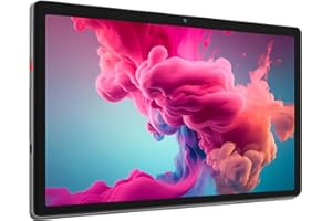 Fullant Tablet, Android 13 Tablet, 64GB ROM + 6GB RAM (128GB TF) Android Tablet, 10 Zoll Tablet mit 64bit Quad-Core Prozessor, WiFi, Bluetooth, USB-C wiederaufladbar, Dual Kamera (grau)