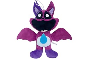 Super JAKES Jouet en Peluche Smiling Critters, CatNap Plush Smiling Critters Pillow Series Figure Pressure Relief Doll Cadeaux pour Les Fans, Anniversaire(Bat Cat)