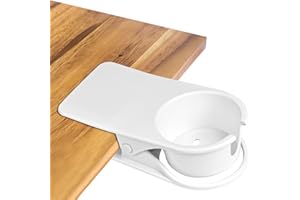 EMPEROCH Soporte para Taza de Bebida Plástico de la Creativa Portavasos Mesa Botella Stand Bebidas,Soda,café,Taza Clip Portavasos Diseño de Clip Soporte de Taza Abrazadera para el Hogar y la Oficina (BLANCO)