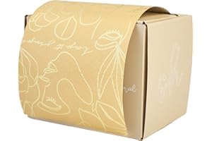 SIMPLY HAIR Elegante lamina extra larga per capelli, 12,7 cm x 100 m, perfetta per evidenziare e balayage, scelta parrucchieri professionisti, taglierina integrata (Gold Floral)