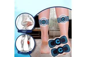 MSLING 2PCS Slimming EMS arm Shaper,EMS Muscle Stimulator Trainer Gym Equipment,Rechargeable Reactivate EMS Electric Pad,Breast Enhancer Massager for Neck, Back, Shoulders, Foot, Legs Rechargeable