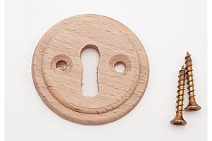 DUBOIS INDUSTRIES Rosace Ronde, Clé L, 50mm, Bois Brut