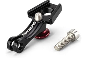 Exposure Lights 3 Prong Action Camera Mount to Q/R Handlebar Light Cleat Mount