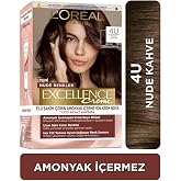 L'Oreal Paris Excellence Creme Nude Renkler Sa&ccedil; Boyası - 4U Nude Kahve
