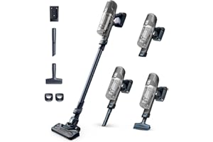 Rowenta XPert 6.60 - Aspiradora escoba versátil sin cable, con 3 funciones en 1 multiespacios, batería de litio, 2 velocidades, gatillo Boost, ligero y portatil, Gris oscuro