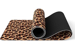 Haquno Extra Thick Yoga Mat 6mm - Non-Slip Exercise Mat for HIIT, Pilates & Home Workouts & Workout with Free Carry Strap