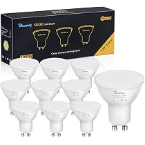 Eglo Lampadina Faretto LED GU10 2.5W | 450 Lumen, Bianco Caldo 3000K | Classe Energetica A, 50.000 Ore | Diametro 5 Cm, Lunghezza 5.4 Cm