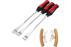 BTSKY łyżki do opon zestaw łyżek - 3 łyżki do opon łyżka 2 koła ochraniacze na obręcze zestaw narzędzi do motocykla roweru samochodu zmiana opon