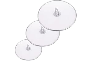 SVUPUE Stainless Steel Splash Guards, Multifunctional Splatter Screen Guards with Foldable Kitchen Handle, Oil Proofing Lid, Pans Splash Guard Lid, Diameter 25/32/33 cm（3 Pack）