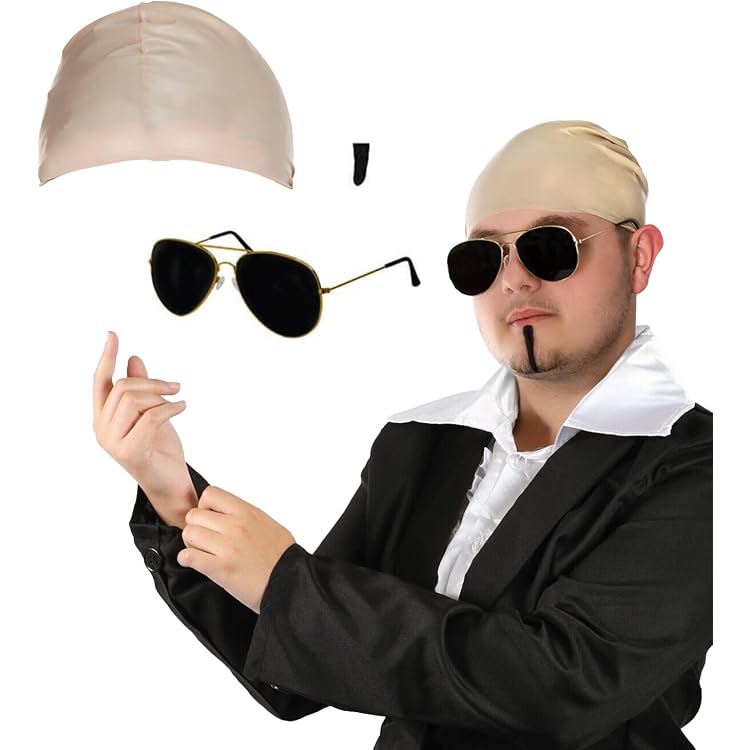 Funny Skinhead Latex Wig For Adults – Bald Cap Cosplay Wig, Unisex Fancy Dress, Great For Costumes & Parties