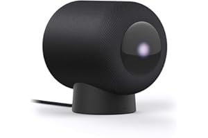 elago HomePod Stand Compatible with 2023 New HomePod 2 / HomePod 1 Speaker - Proper EQ, Easier to Control with better indicator visibility (Black)