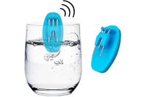 MAUJOY Flüssigkeitsstandsanzeige mit lautem akustischem Alarm, um zu signalisieren, Tasse voll für Blinde oder Sehbehinderte, Tasse und Becher Ausgießstand Detektor für heiße oder kalte Getränke